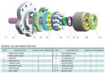 Hydraulic piston pump repair parts Kawasaki K5V140DT for excavator DOOSAN300-7
