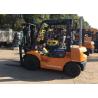 Buy cheap Orange Color 2.5T Used Diesel Forklift , FD25 Toyota Forklift Second Hand 2012 from wholesalers