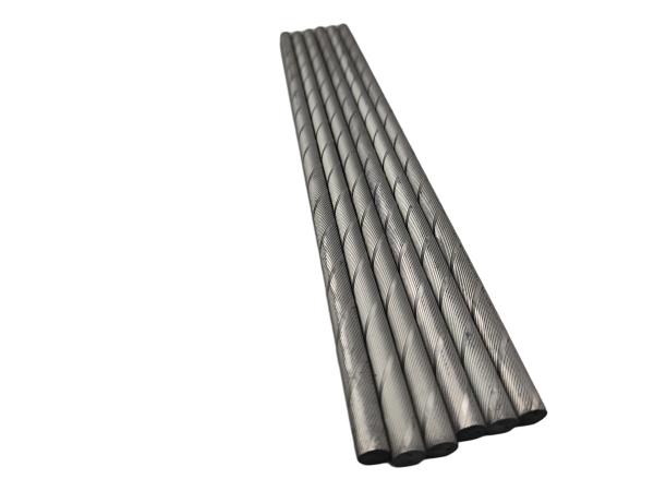 Buy cheap Customizable Length Ground Surface Finish Cemented Carbide Helical Rods for Precision Cutting from wholesalers