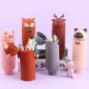 Buy cheap Versatile 2-In-1 Silicone Pencil Holder Pouch Easy To Clean School Office Supplies Kids Stationery For Christmas Gift from wholesalers