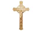 Buy cheap Gold Color Casket Crucifix Size 29 × 16 Cm Gild Funeral Casket Fitting from wholesalers