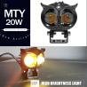 Buy cheap Owl Shape 3570 Motorcycle External Spotlight 40W Aluminum Motorcycle Work Light from wholesalers