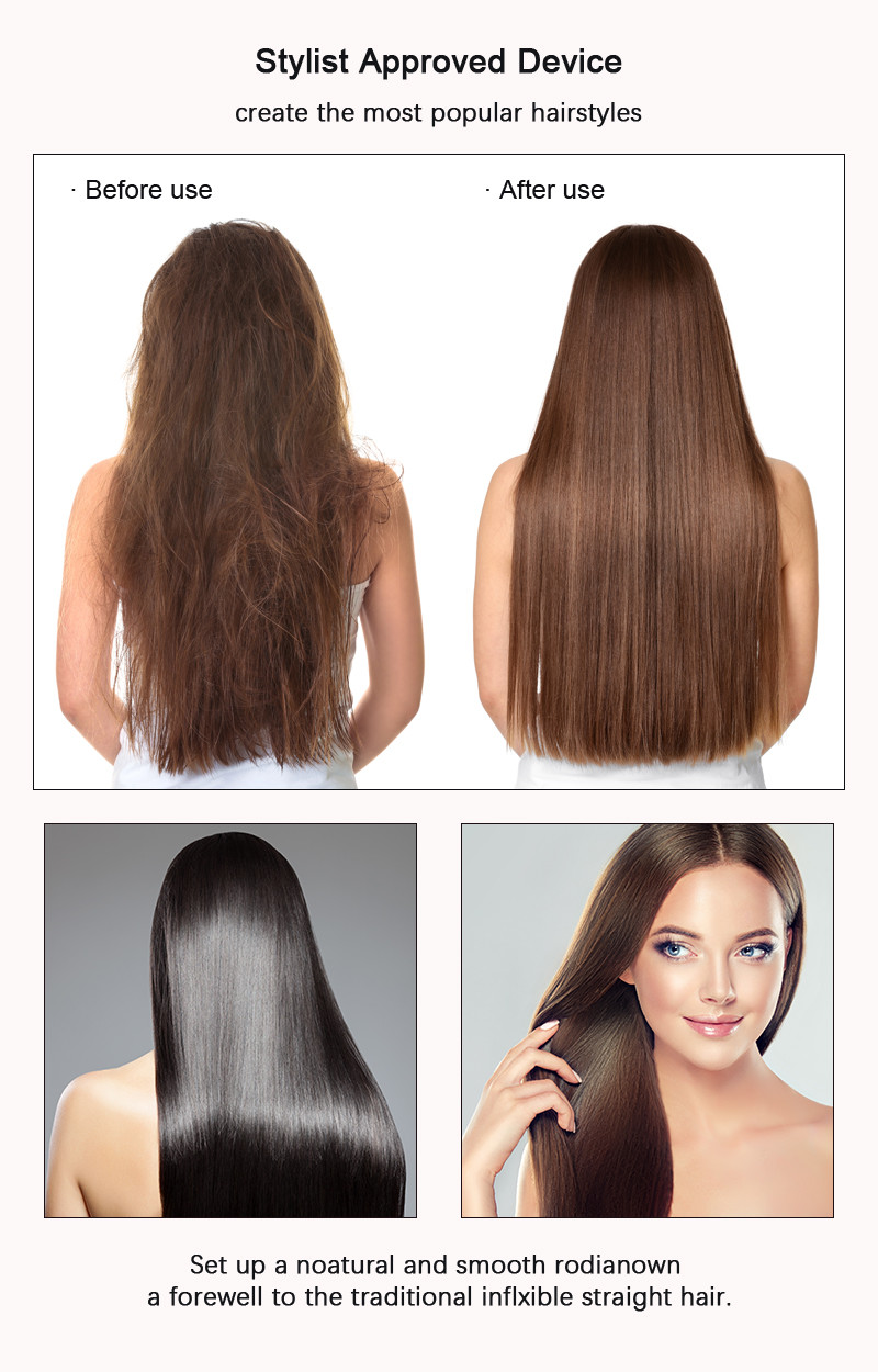 45W Ceramic Hair Straightener And Curler 2 In 1 PTC/MCH heater
