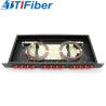 Buy cheap FO ODF 19'' Rack Mount Splicing Fiber Optic Patch Panel 12 / 24 Port from wholesalers