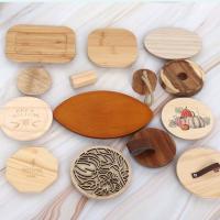 Buy cheap Perfume Candle Bottle Lid Bamboo Jar Lid Laser Logo For Glass Plastic Cups product