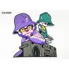 Buy cheap Cartoon Retro Purple Clothing Embroidery Patches Big Size Fashionable from wholesalers