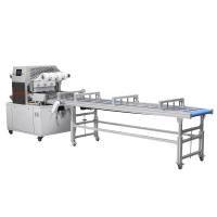 Buy cheap 4KW Continuous Automatic Vacuum Food Tray Sealer Machine In MAP Plastic Tray product