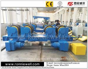 China Motorized travel conventional welding rotator for pipe tank seam welding on sale