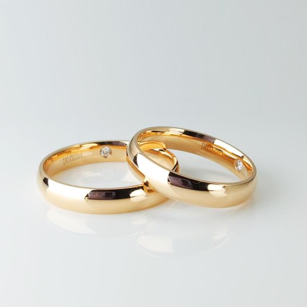 Buy cheap Built In Diamond 18K Men19 Women13 Rose Gold Couple Rings from wholesalers