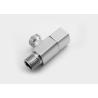 Buy cheap Special Shaped Double Head Sink Faucets Angle Valve Simply / Plate Chrome from wholesalers