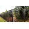 Buy cheap Customized Black Zinc Steel Metal Garrison Fence Panels Maintenance Free from wholesalers