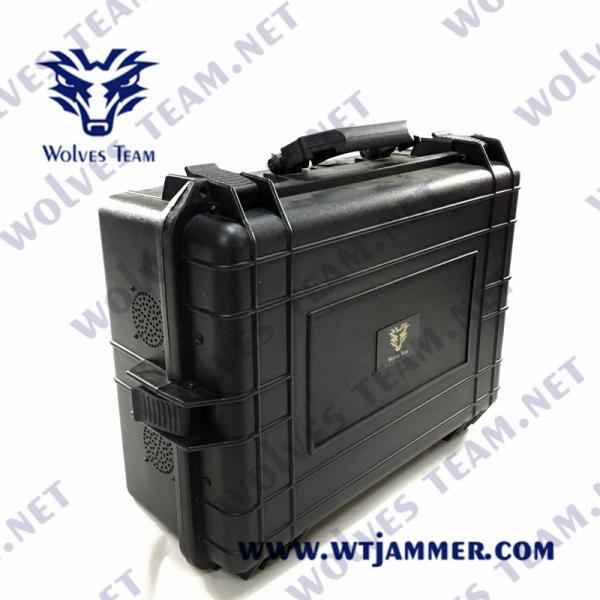 Buy cheap Mobile Phone Bomb Signal Jammer Lojack GPS WiFi Suitcase Portable 2g/3G/4G/5G Signal Jammer from wholesalers