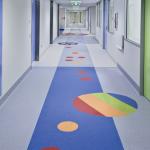 15m PVC Waterproof Vinyl Roll Blue Heterogeneous Sheet Flooring