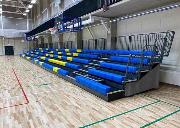 Buy cheap Stadium Retractable Grandstands Seating Wired / Remote Control from wholesalers
