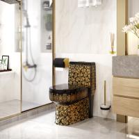 Buy cheap Floor Mounted 3L 6L 1 Piece Comfort Height Toilet Super Swirl Flush product