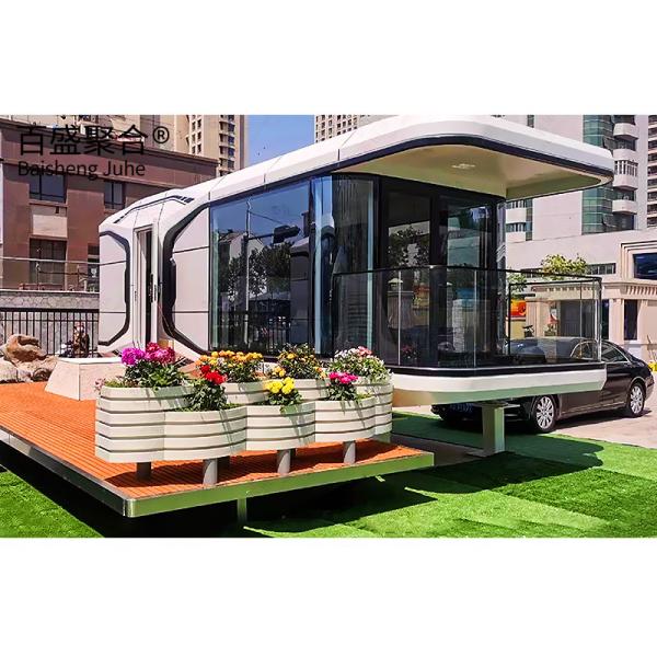 Buy cheap Steel Sentry Box Prefabricated Container House 2 Story Villa Light Weight Steel Villa from wholesalers