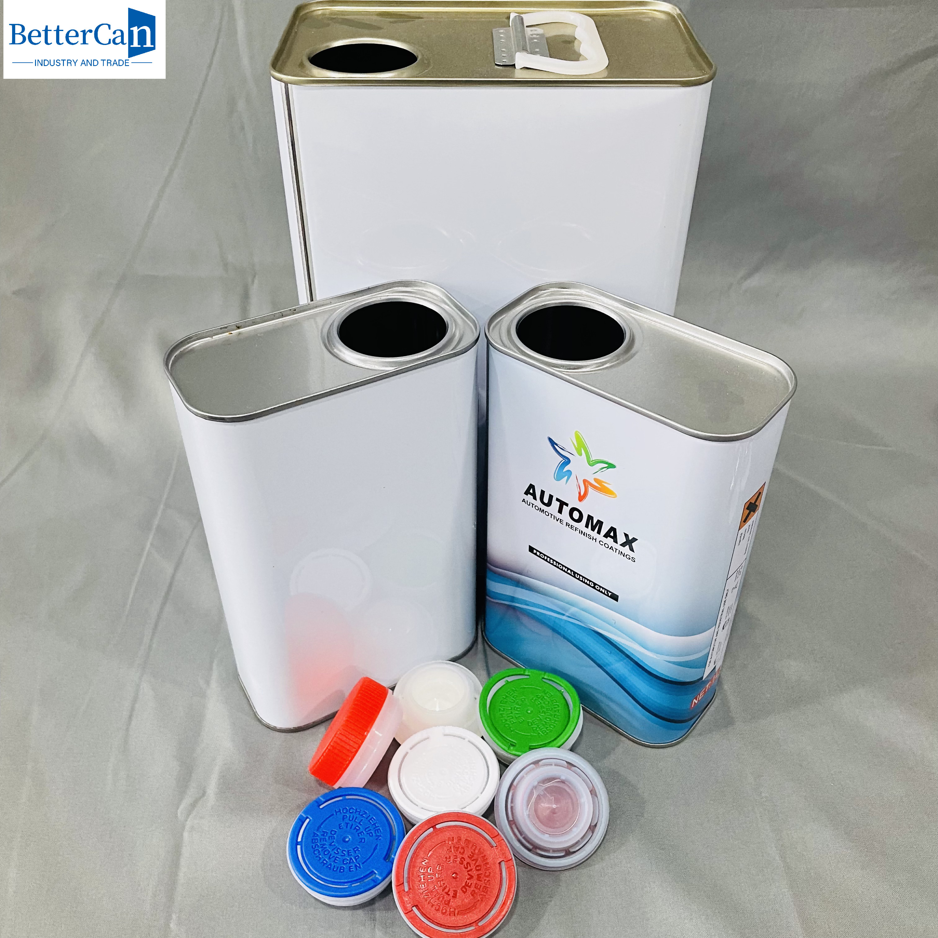 1Liter Metal Can Portable Paint Cans Chemical Can Solutions