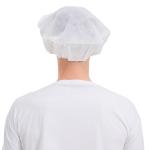 36×36.5cm Disposable Non Woven Cap , SGS Medical Bouffant Caps