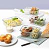 Buy cheap Leak Proof 1000ml 0.8mm Borosilicate Glass Food Container from wholesalers