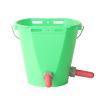 Buy cheap Green / Gray 8000ml Plastic Calf Feeding Bucket With Scale And Reinforced Rim from wholesalers