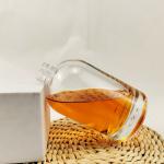 750ML 700ml Tall Round Custom Glass Bottle for Water Beverage Rum Vodka Whisky