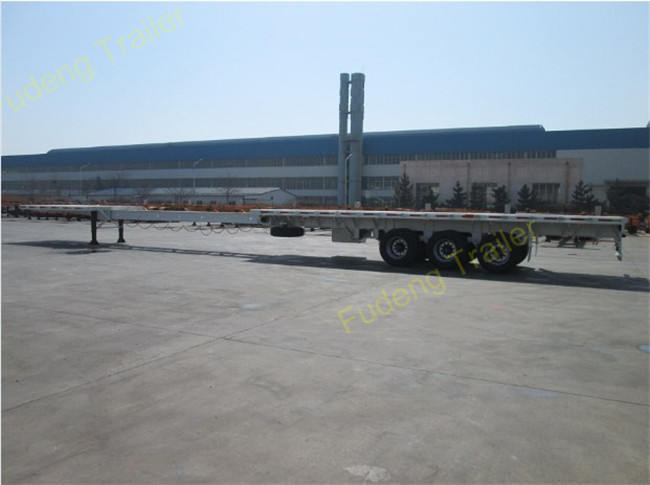 28 M - 56 M Windmill Blade Extendable Lowboy Trailer For Long Vehicle Transportation