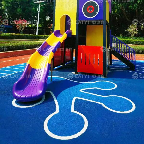 Popular Colorful UV-Resistant EPDM Rubber Granules For Running Track Playgrounds
