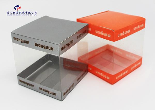Quality Super Clear Small Plastic Packaging Boxes, Plastic Retail Boxes Square Shape for sale