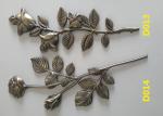Metal coffin decoration zamak rose zinc alloy flower D013 45cm*13cm Antique