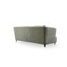 Buy cheap Modern Style Metal Legs Tufted Leather 3 Seater Sofa from wholesalers