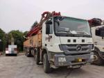 Putzmeister 56 Meter Used Concrete Pump Truck in Red with After-sales Service