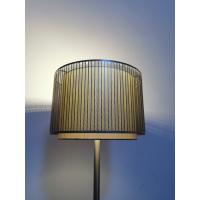 Buy cheap Floor H70mm Gold Decorative Metal Lamp Shades Double Tier Fabric Inner product