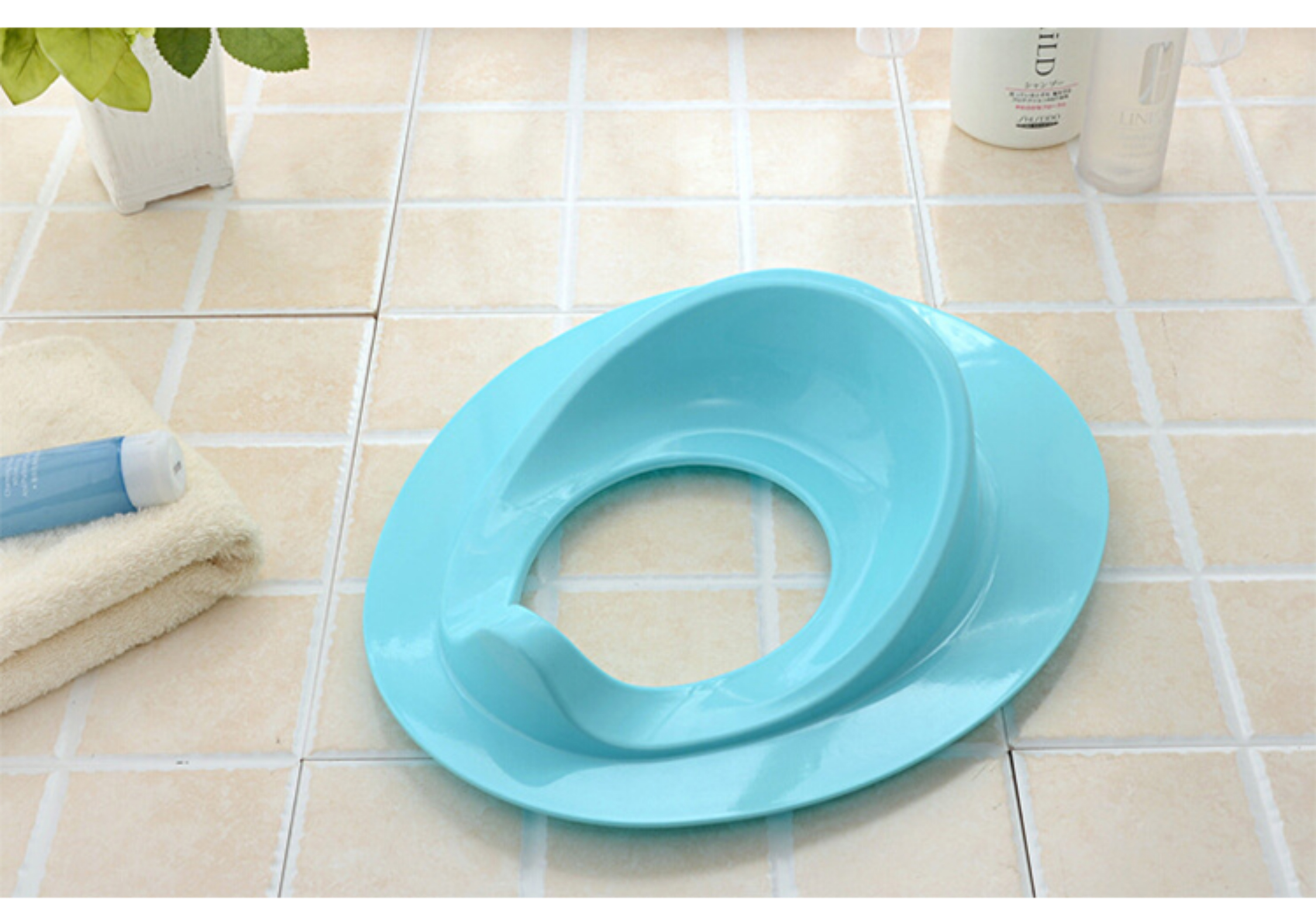 Plastic Potty Training 1-7years Old Baby Toilet Seat Soft Non-Slip