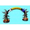 Buy cheap Outdoor Helloween Trick Or Treat Inflatable Pumpkin Arch With Air Blower from wholesalers