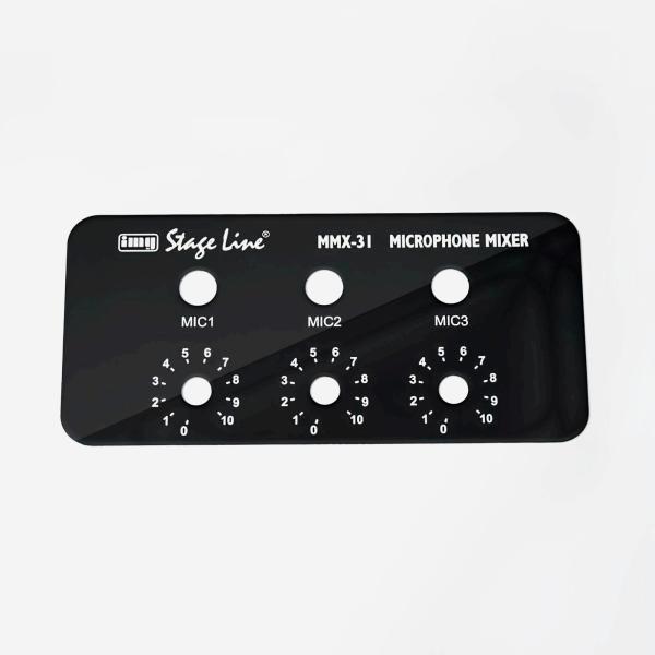 Buy cheap Weather Resistant Acrylic Switch Panel Black With 3M Adhesivie from wholesalers