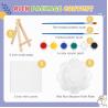 Buy cheap 6 Pack Canvas Painting Kits With Easels , DIY Painting Tools For Kids Custom Size from wholesalers