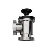 Buy cheap Small Vacuum Angle Valve Flanged Non - Corrosive Gases Working Media product