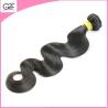Buy cheap Double Drawn Full End Body Wave Natural Color Top Quality Malaysian Virgin Hair Water Wave from wholesalers