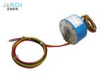 Aluminium 300RPM Electrical Contacts Of Through Bore Slip Ring 2 ~ 36 Circuits