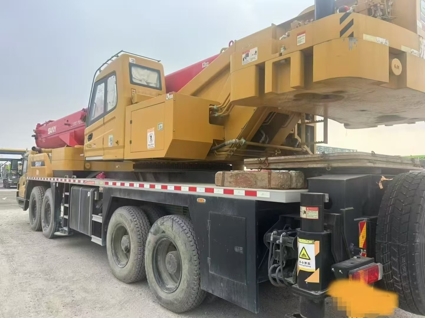 Hydraulic Straight Arm Mobile Truck Crane 80 Tons Max Working Height 50 Meters Direct Source 2022 Year Production