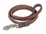 Full Grain Handmade Dog Leather Leashes , 4ft Padded Pet Collar Leather