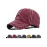 Buy cheap Plain Distressed Washed Black Dad Baseball Trucker Cap from wholesalers