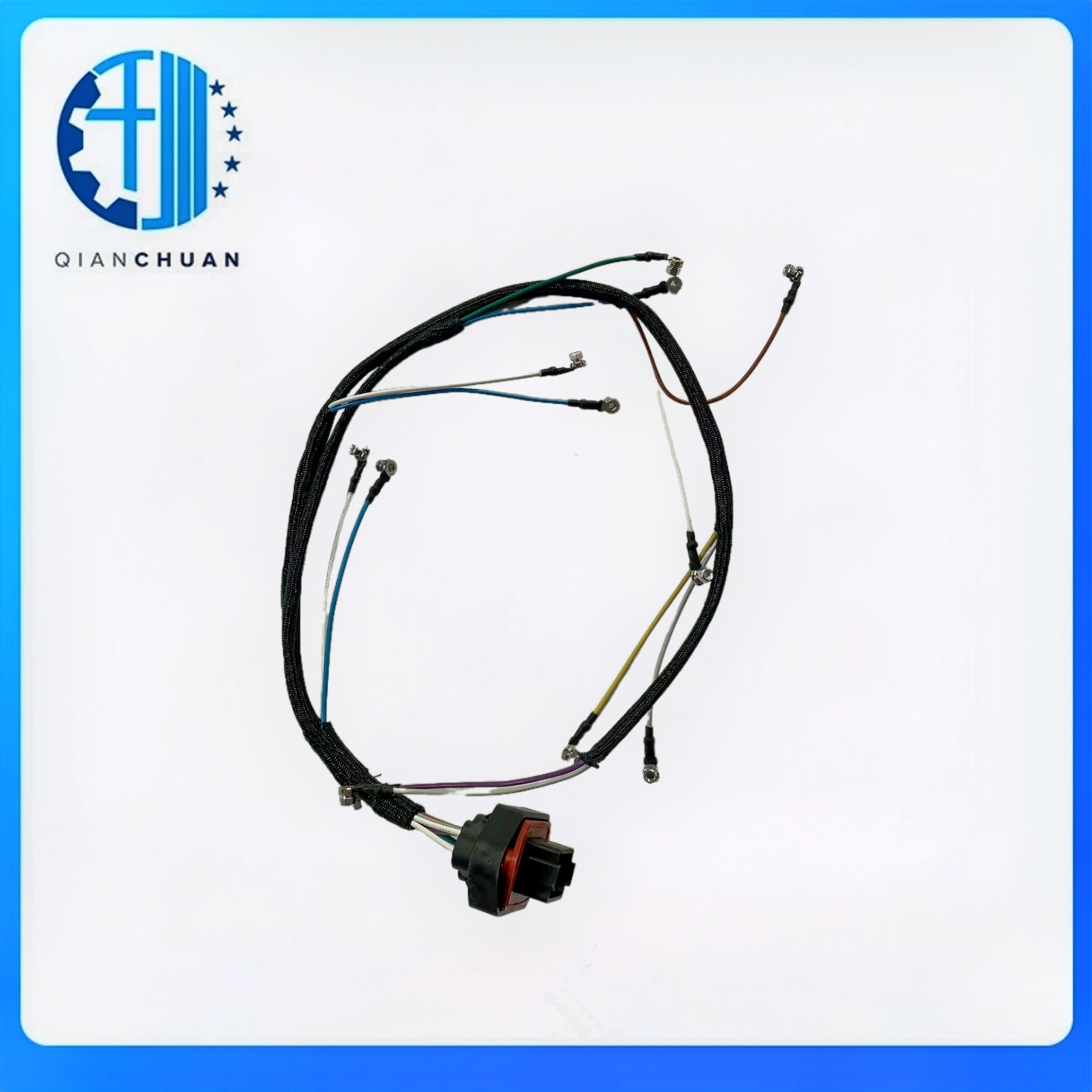 C13 Engine Fuel Injector Wiring Harness 418-7614 372-4548 For CAT E345D 349D