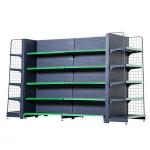 Grid Panel Metal Wire Mesh Supermarket Convenience Store Display Rack Powder