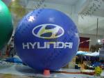 Bespoke Helium Inflatable Advertising Balloon , 0.18mm PVC Sealed Inflatable