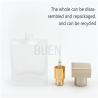 Buy cheap Screw Thread Frosted Perfume Glass Bottle Square Multicolor 1oz from wholesalers