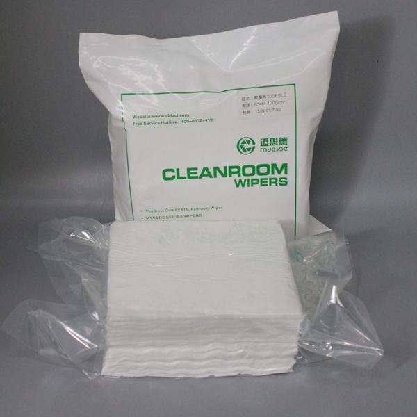 Buy cheap 6 Inch Disposable Class 100 Cleanroom Wipes Lint Free LCD Cleaning Wipes from wholesalers