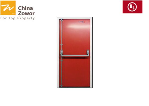 Buy cheap 1 Hour Rated 45 mm Thick Single LHA Fire Safety Steel Door For Commercial Building from wholesalers