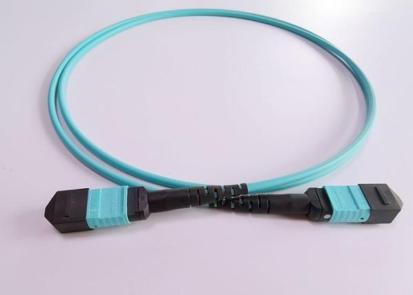 Buy cheap Mtp To Mtp Fiber Optic Trunk Cable High Tensile Strength For 100G Optics System from wholesalers