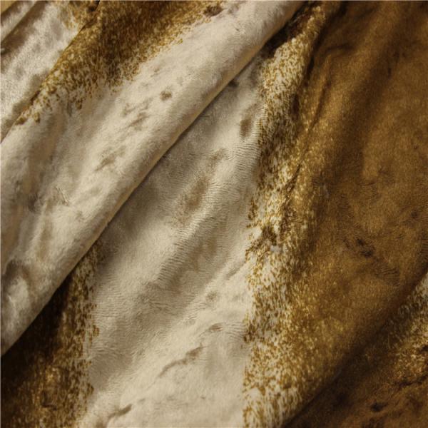 Buy cheap 100% Polyester Fleece Fabric Crepe Printed Velour Fabric 250gsm~350gsm from wholesalers